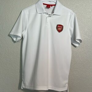 NWOT Men’s Medium White Officially Licensed Arsenal FC Polo